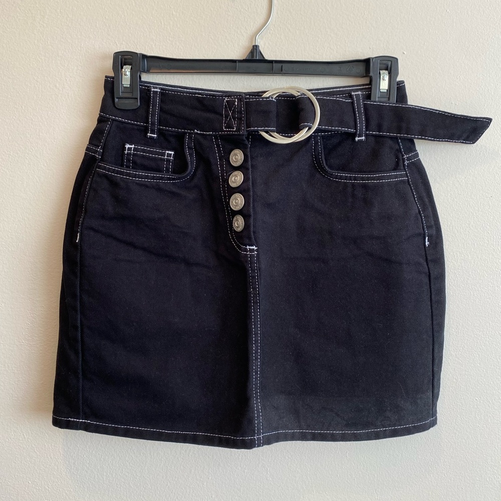 BDG black mini skirt